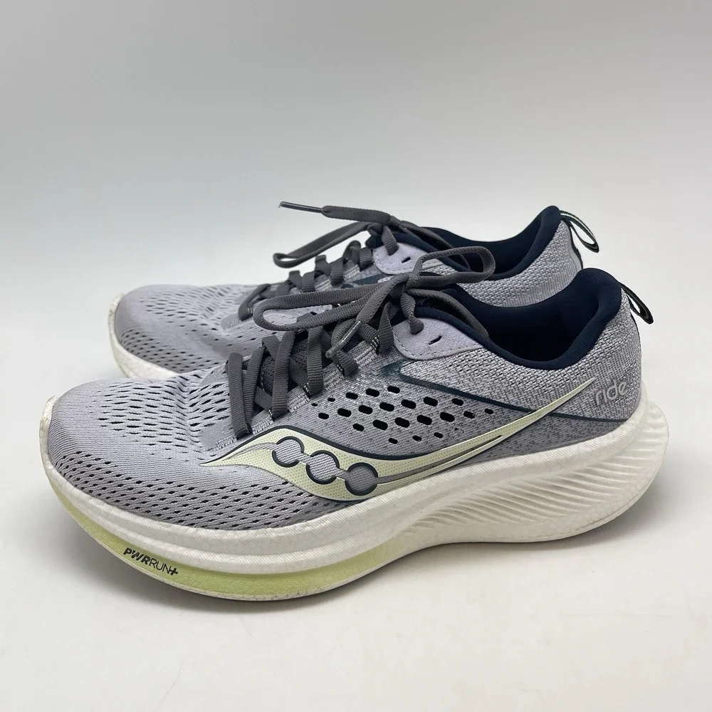 Saucony Sneakers Womens‎ 8.5 Ride 17 S10924-110 Purple Running Athletic Shoes